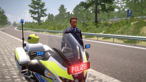 Autobahn Police Simulator 3 - Police Motorcycle.