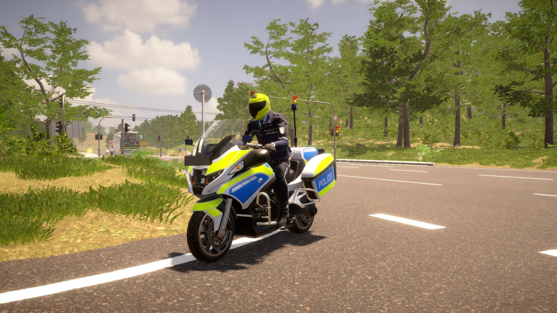 Autobahn Police Simulator 3 - Police Motorcycle Featured Screenshot #1