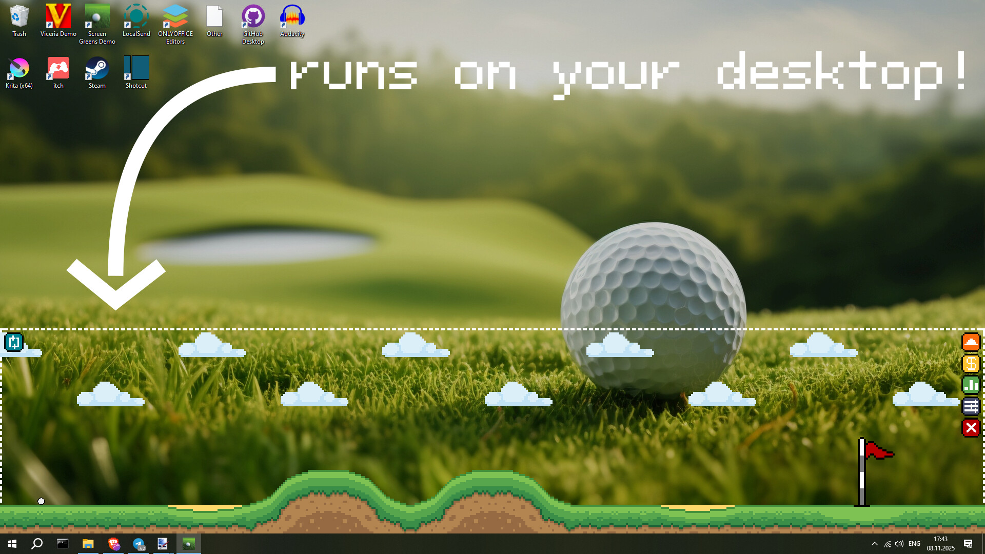Screen Greens screenshot #1