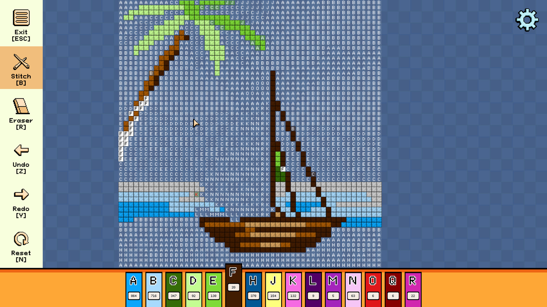 Pixel Cross Stitch - Summer Pack 3 Featured Screenshot #1