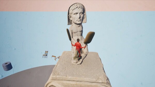 Screenshot z Flappy Harpy Daddy