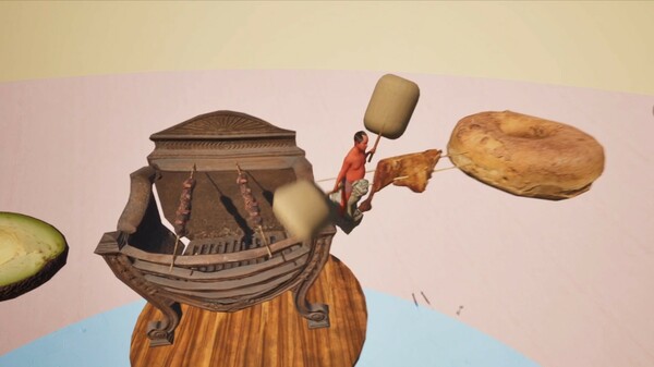 Screenshot z Flappy Harpy Daddy