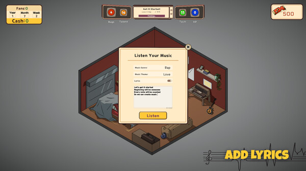Music Producer Tycoon Demo