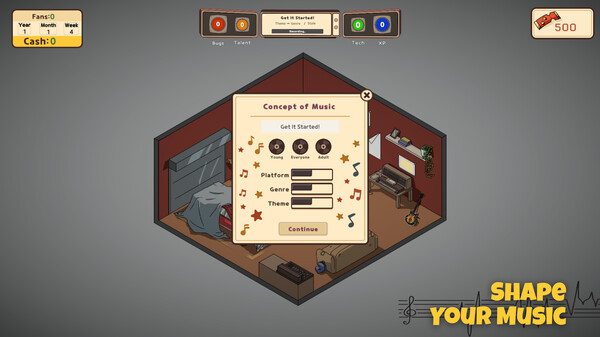 Music Producer Tycoon Demo