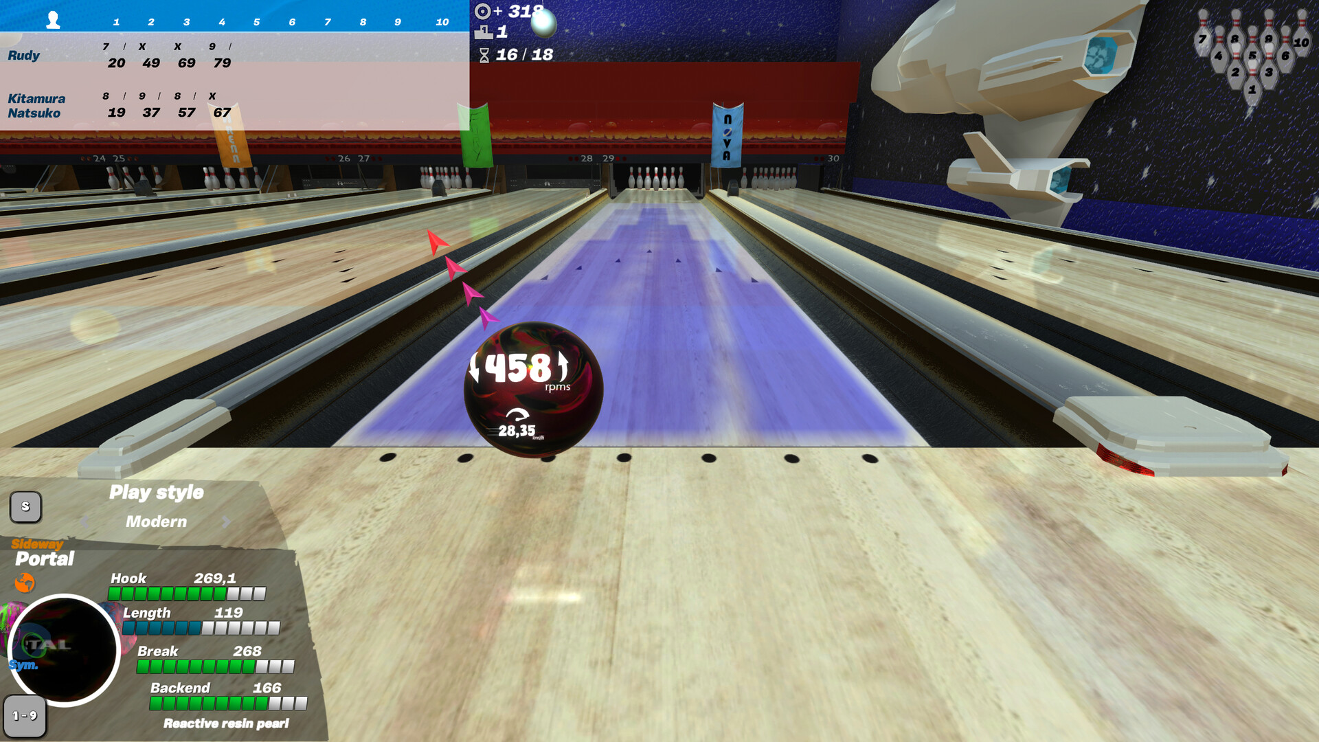 Bowlers : The bowling experience screenshot