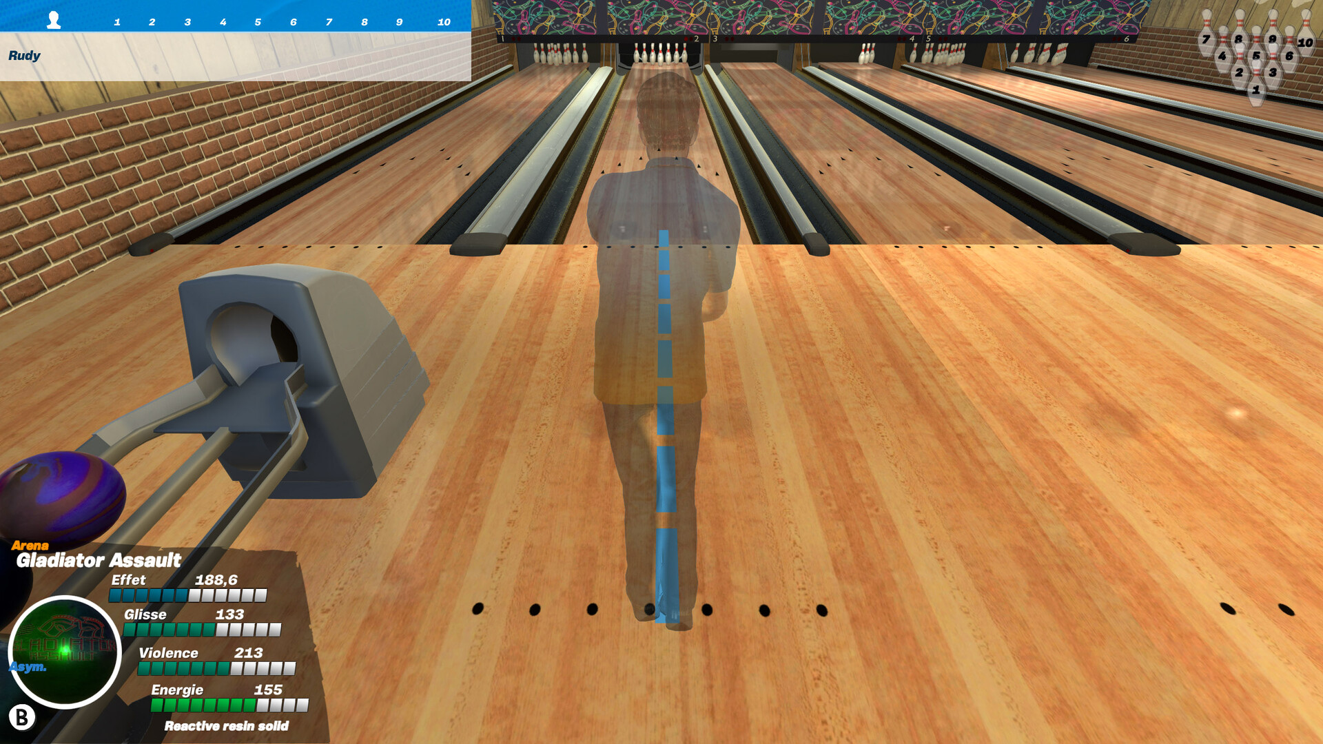Bowlers: The bowling experience gameplay screenshot 1
