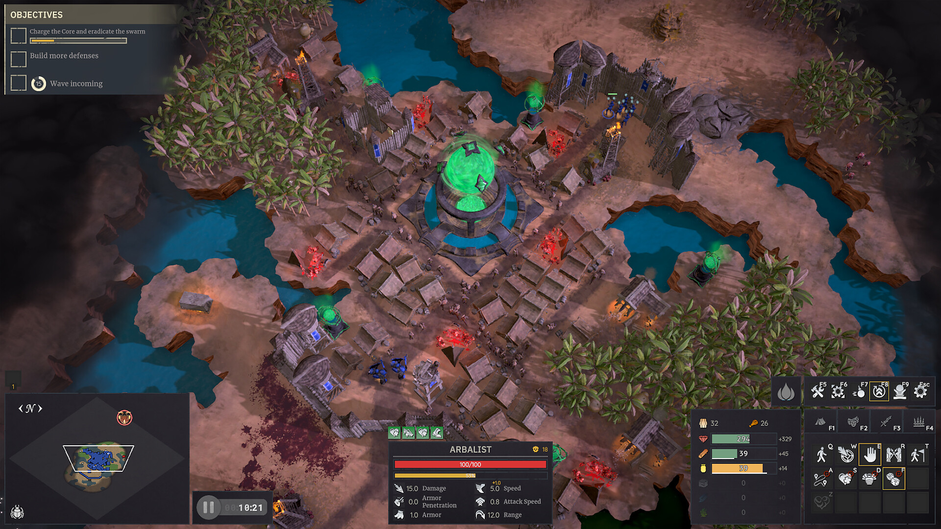 #4. Here Comes The Swarm - Demo (Steam) بواسطة: CableHook Games