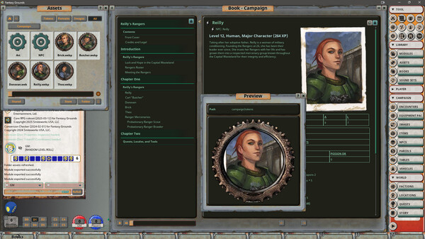 Fantasy Grounds - Fallout RPG - NPC Pack 3 - Reilly's Rangers