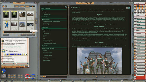 Fantasy Grounds - Fallout RPG - NPC Pack 3 - Reilly's Rangers