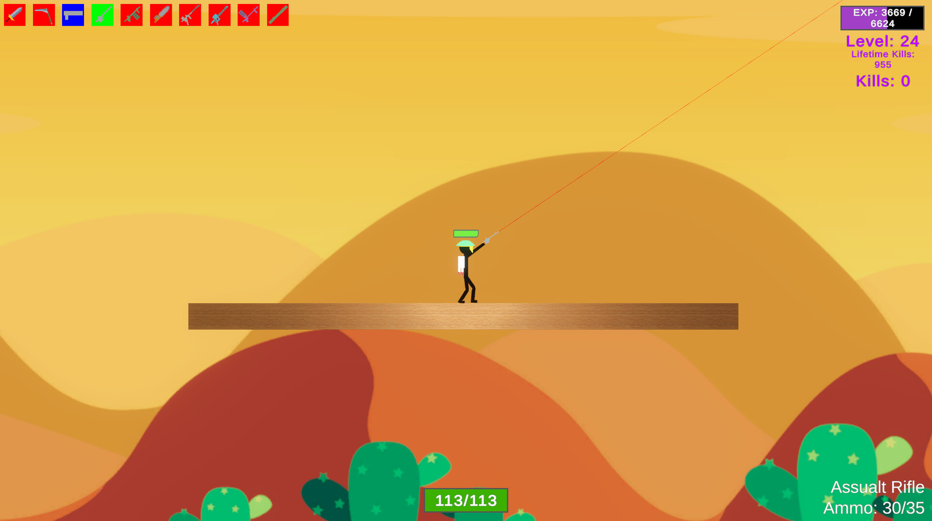 Stick Figure Combat - Jetpack Large Featured Screenshot #1