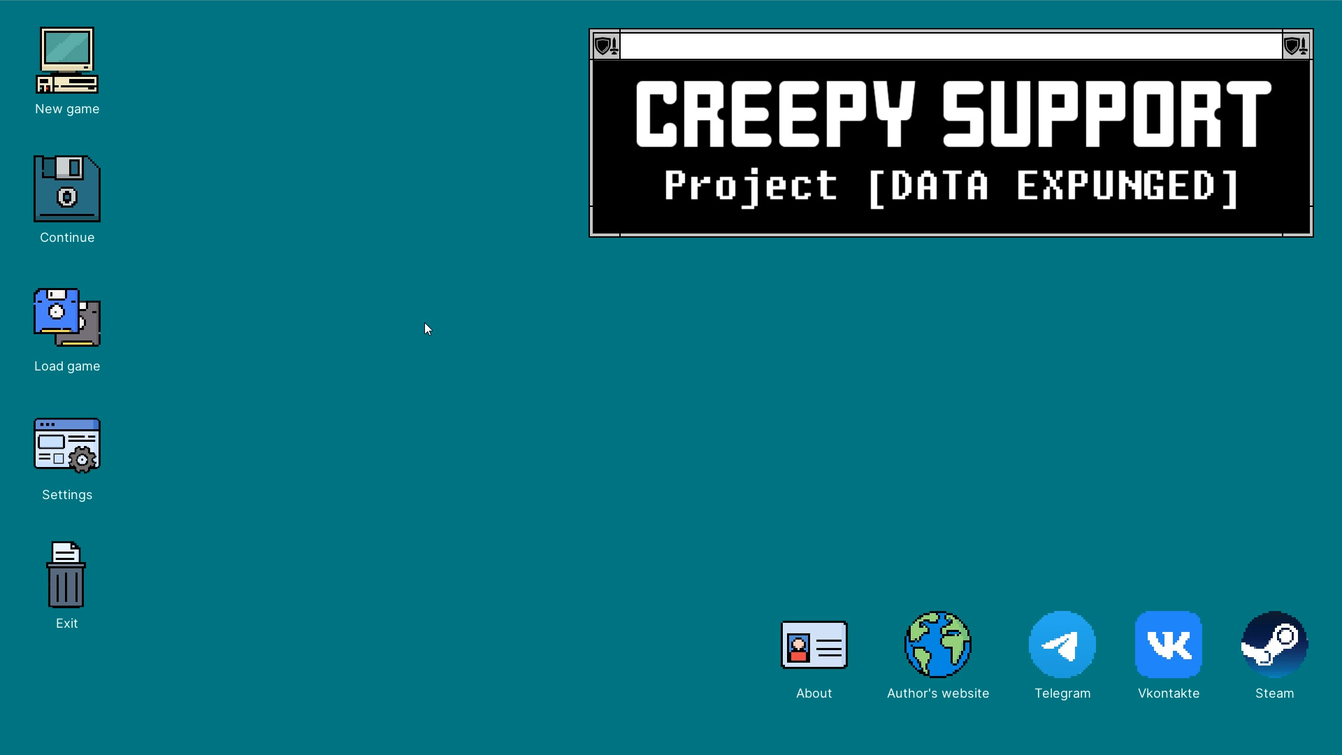 Official Creepy Support screenshot showing a conversation with a client