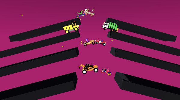 Screenshot of Crafty Crasher gameplay showing in-action mechanics