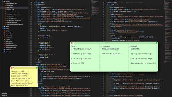 Plain Text Sticky Notes game for windows Pc 1