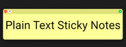 Plain Text Sticky Notes