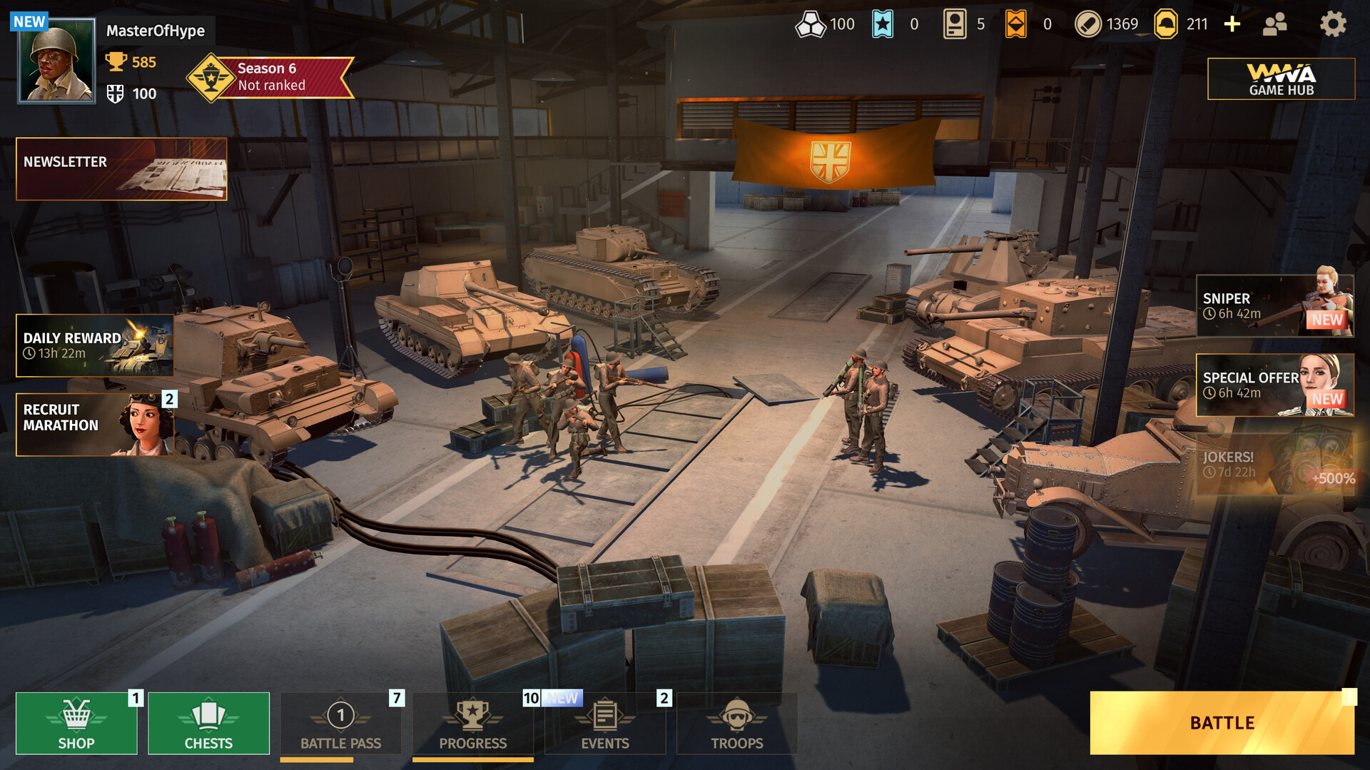 World War Armies - Unlock Pack UK Nation Featured Screenshot #1