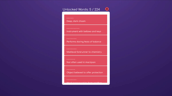 Screenshot z Leximorph - Word Merge Game