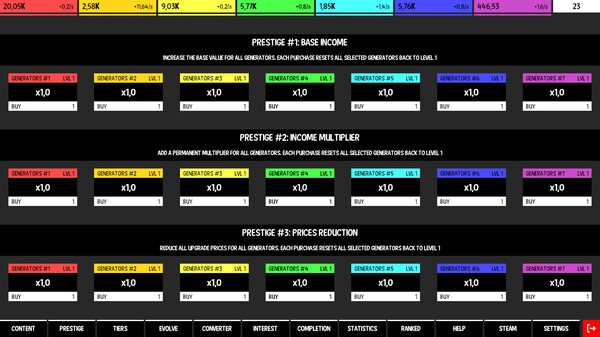 Скриншот из Idle Colors