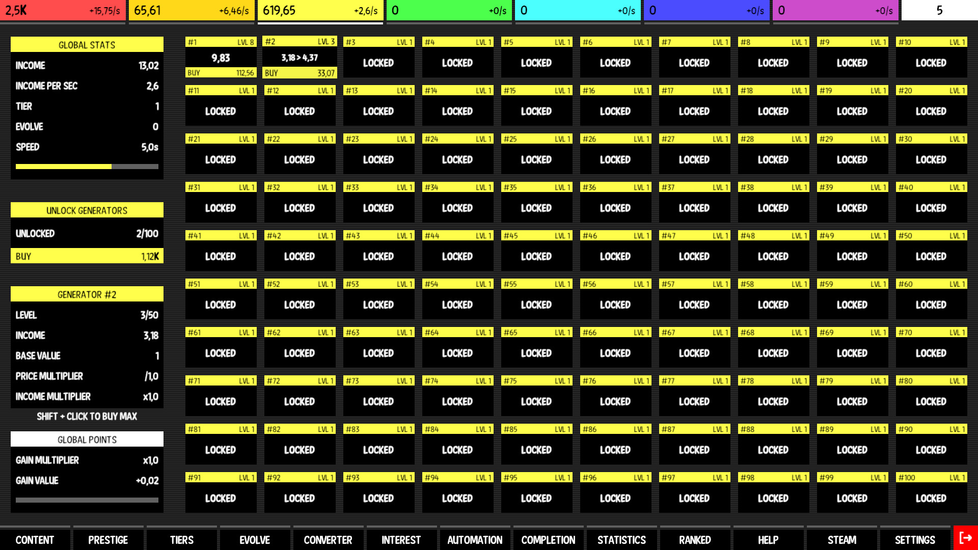 #10. Idle Colors (Steam) De: Like Idle Games