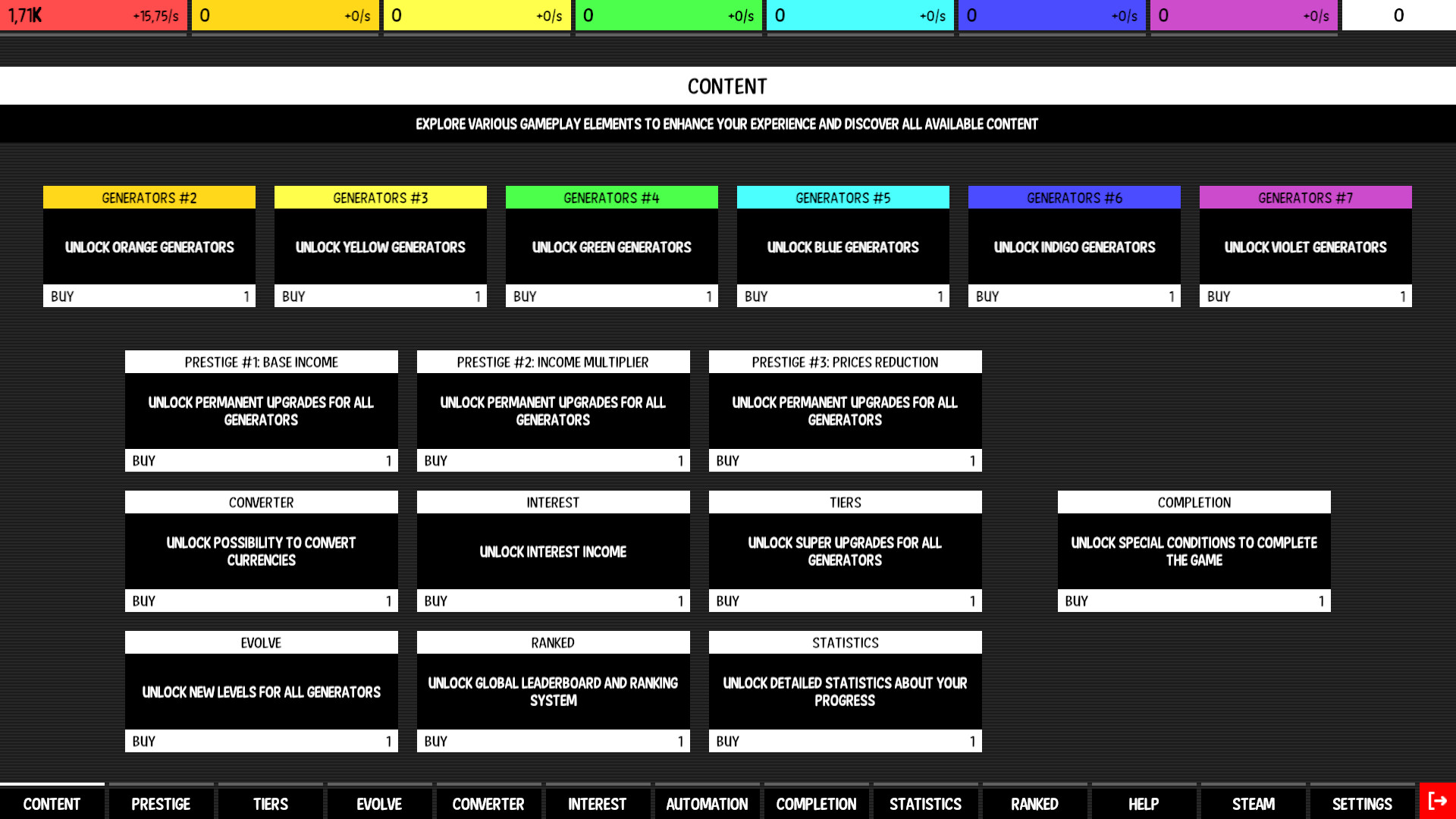 #3. Idle Colors (Steam) De: Like Idle Games