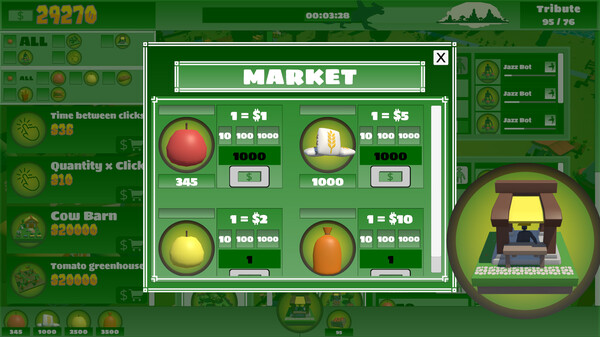 Tribute Clicker screenshot 2