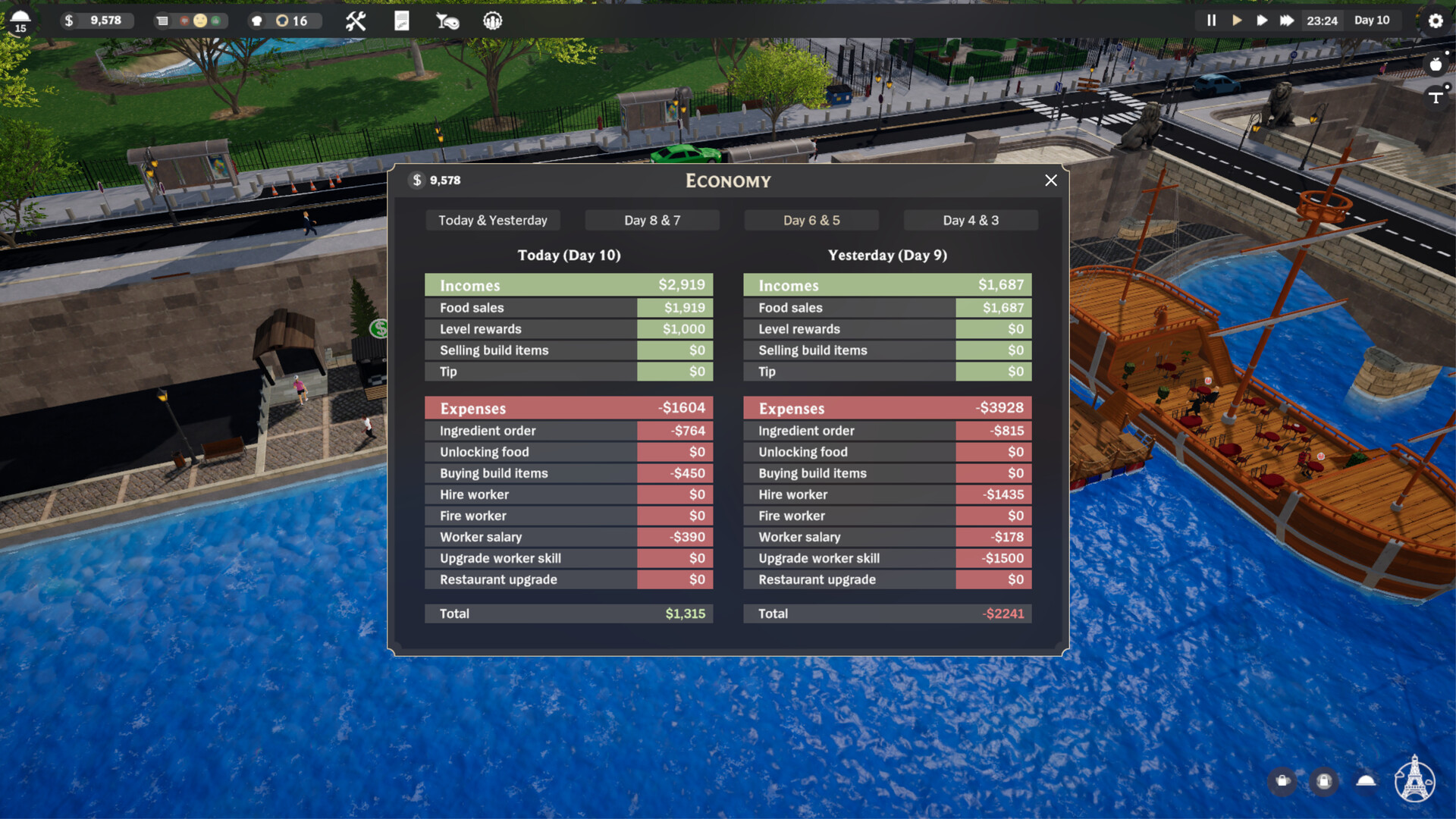 GastroCity: A Restaurant Tycoon Game screenshot 6