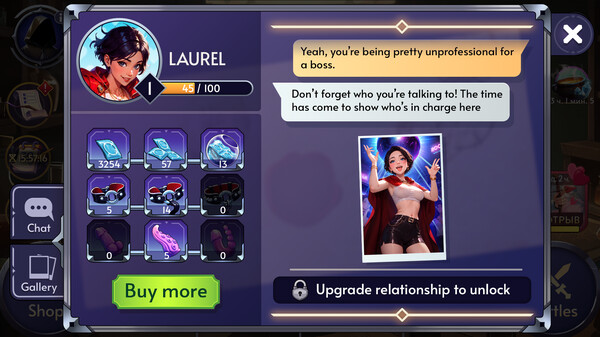 Скриншот из Harem of Lust: Battle Cards Demo