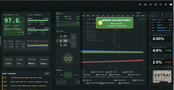 Screenshot 2 of FED Chairman - additional gameplay view