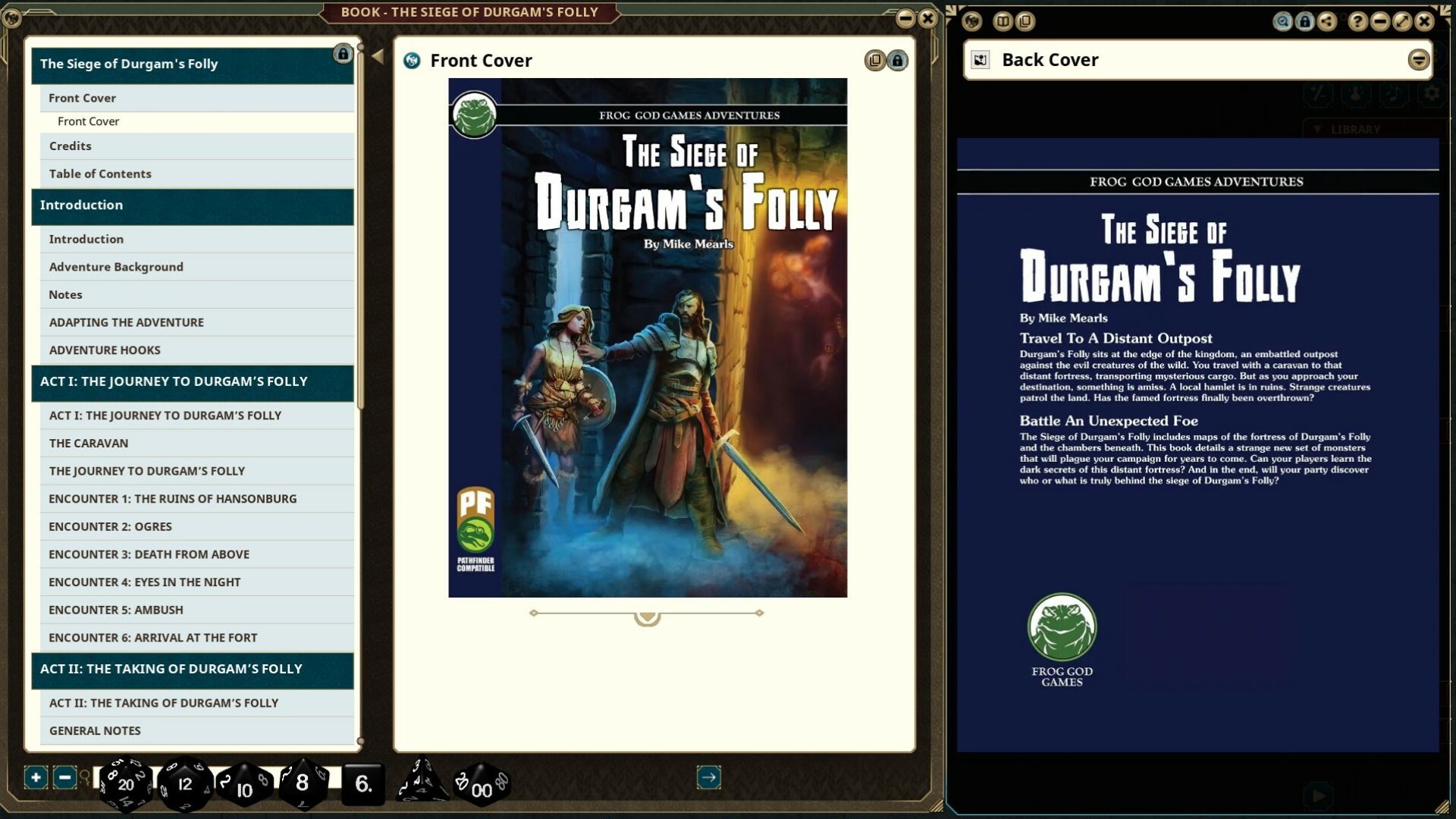 Fantasy Grounds - The Siege of Durgam's Follyのスクリーンショット 1