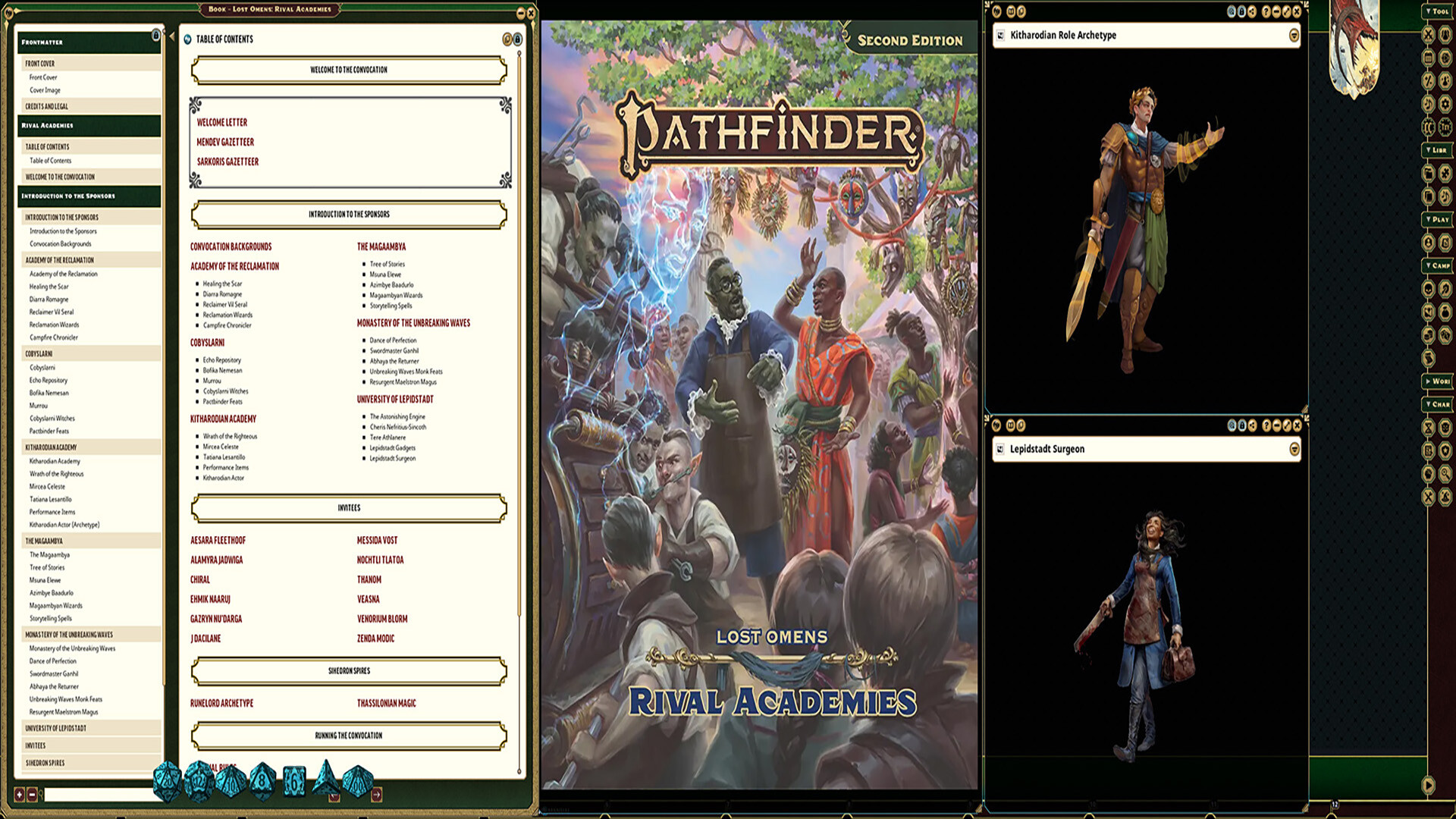 Fantasy Grounds - Pathfinder 2 RPG - Lost Omens: Rival Academies Featured Screenshot #1