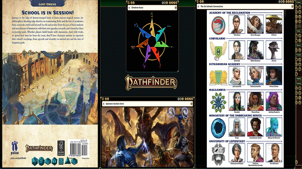Fantasy Grounds - Pathfinder 2 RPG - Lost Omens: Rival Academies