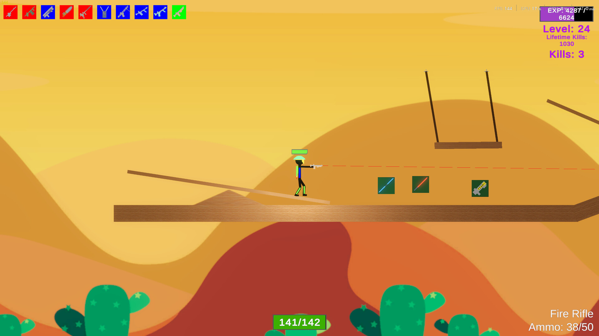 Stick Figure Combat - Elemental Rifle Pack Featured Screenshot #1