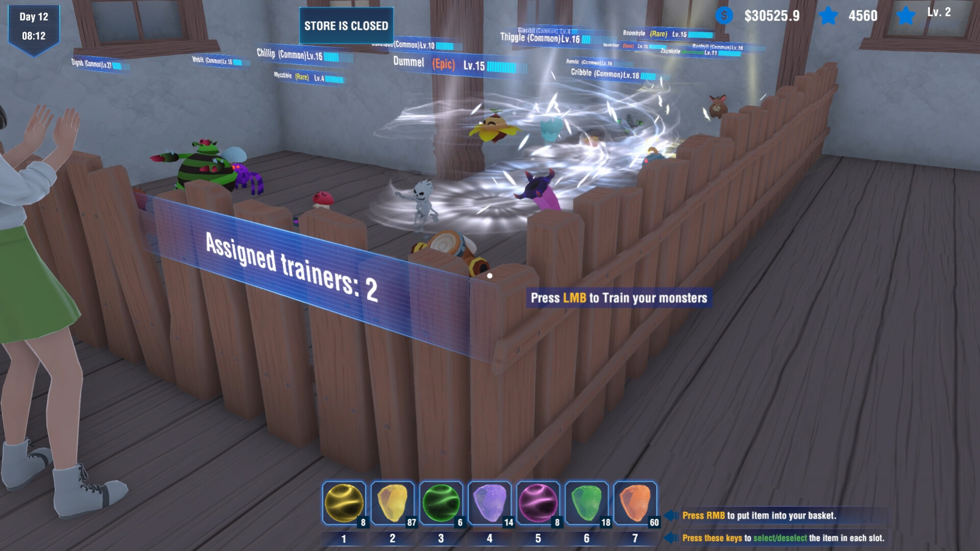 #9. Monster Merchant Simulator: Hatch, Evolve, Capture Demo (Steam) 由: One Slice of Pizza Games