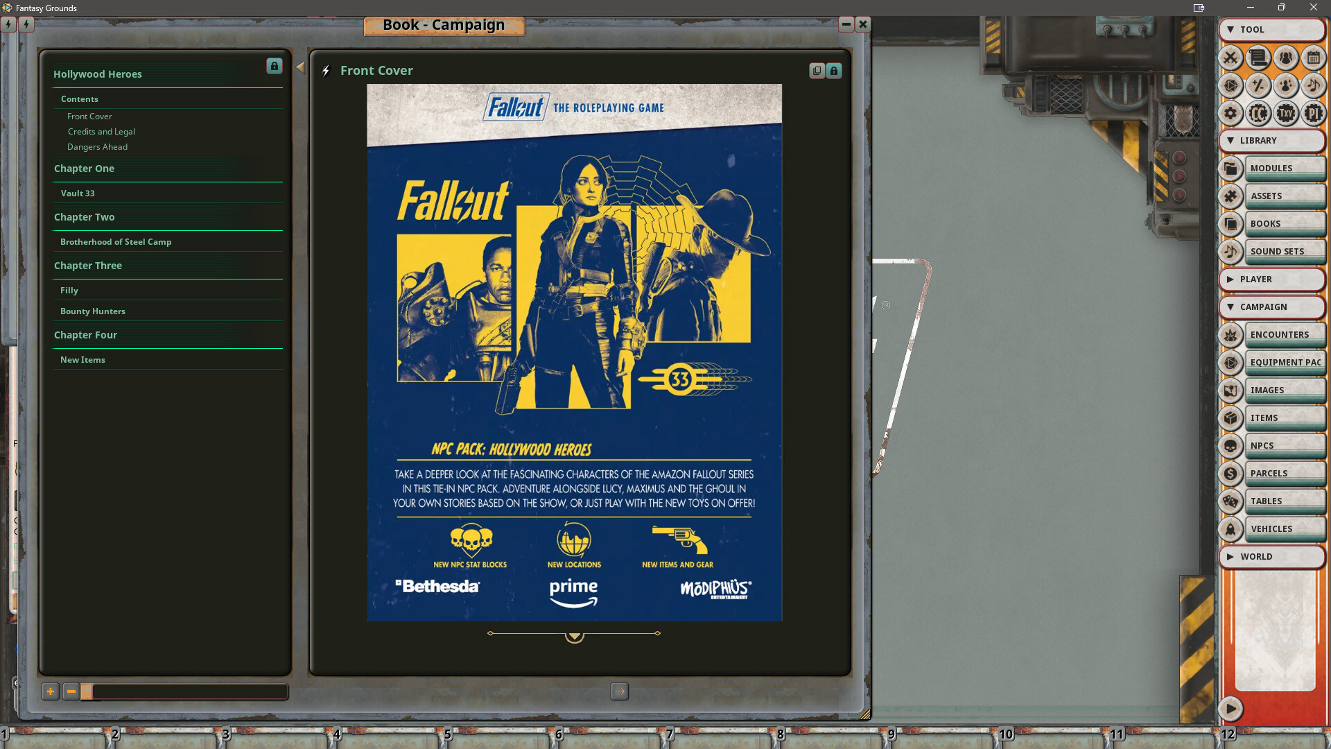 Fantasy Grounds - Fallout RPG - NPC Pack - Hollywood Heroes Featured Screenshot #1