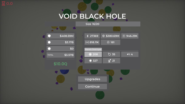 A Game About Feeding A Black Hole screenshot