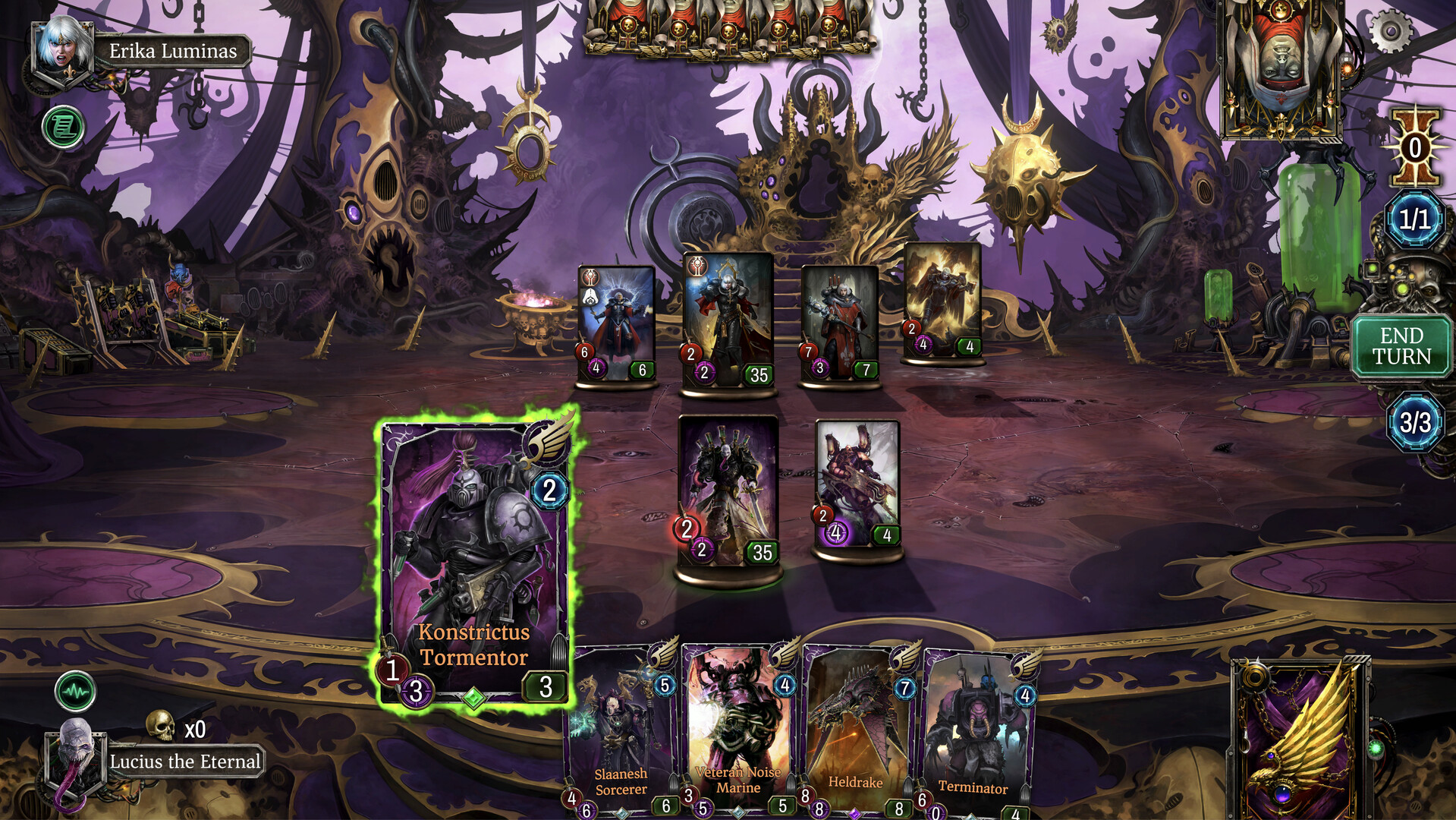 Warhammer 40,000:Warpforge - Emperor's Children starter bundle Featured Screenshot #1