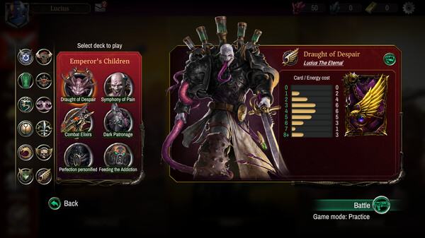Warhammer 40,000:Warpforge - Emperor's Children starter bundle