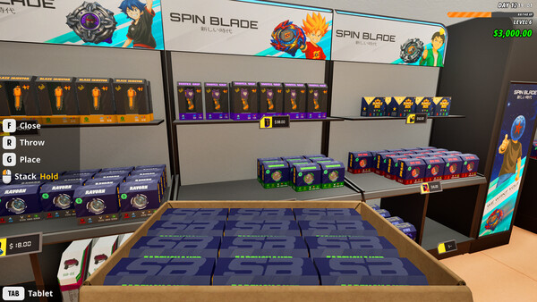 Screenshot 2 of Spin Blade Shop Simulator - additional gameplay view