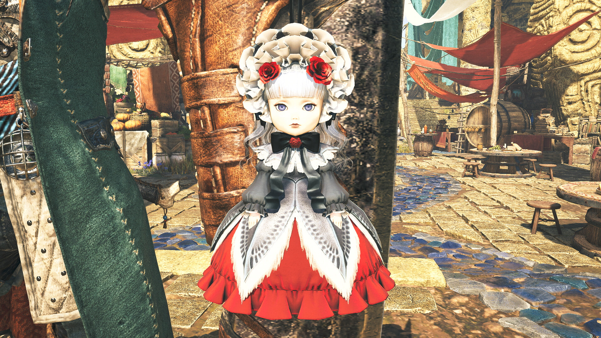 Monster Hunter Wilds - Pendant: Red Lala Dress Doll Featured Screenshot #1