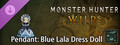 Monster Hunter Wilds - Vedhæng: Blue Lala Dress Doll