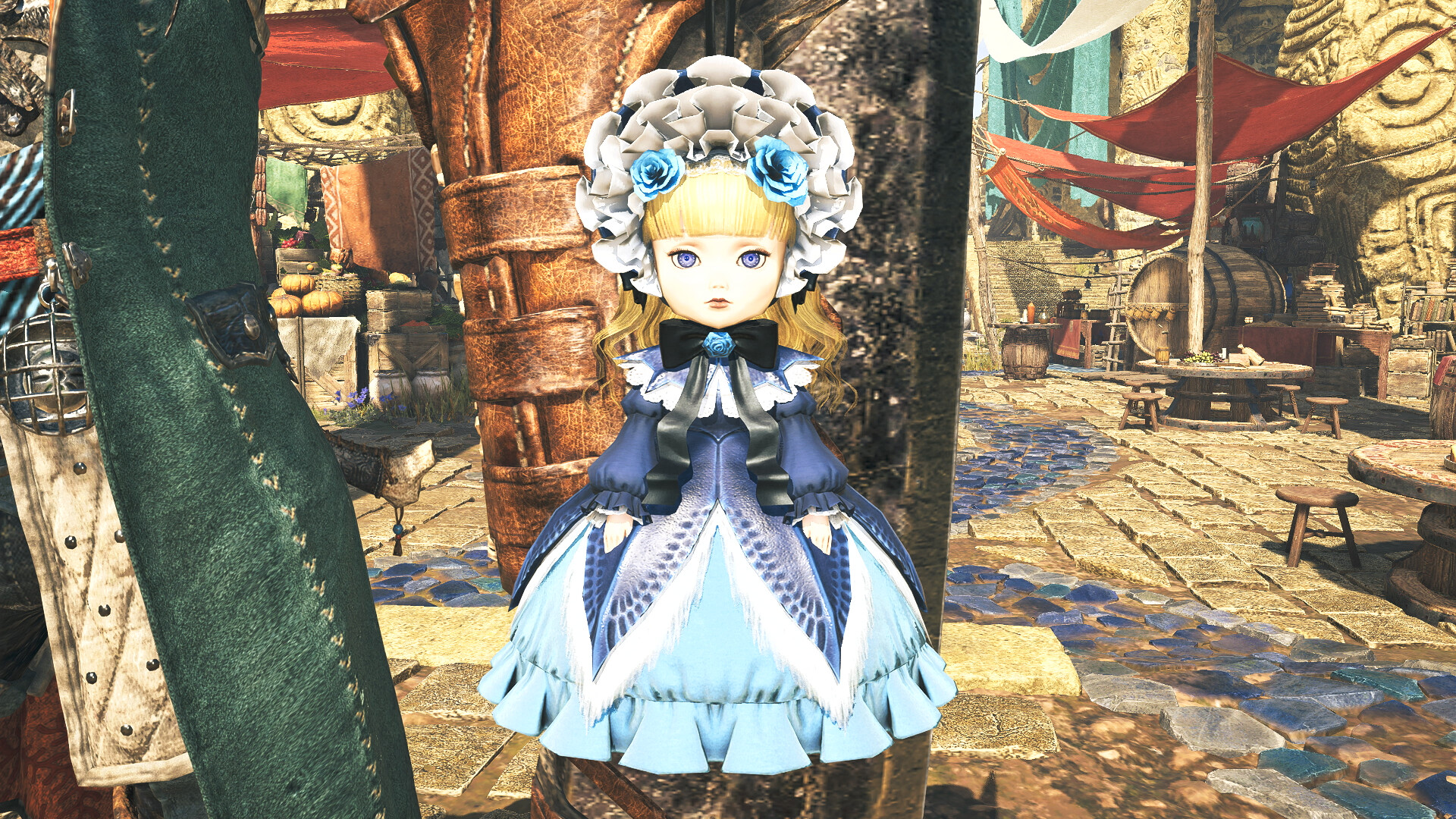 Monster Hunter Wilds - Pendant: Blue Lala Dress Doll Featured Screenshot #1