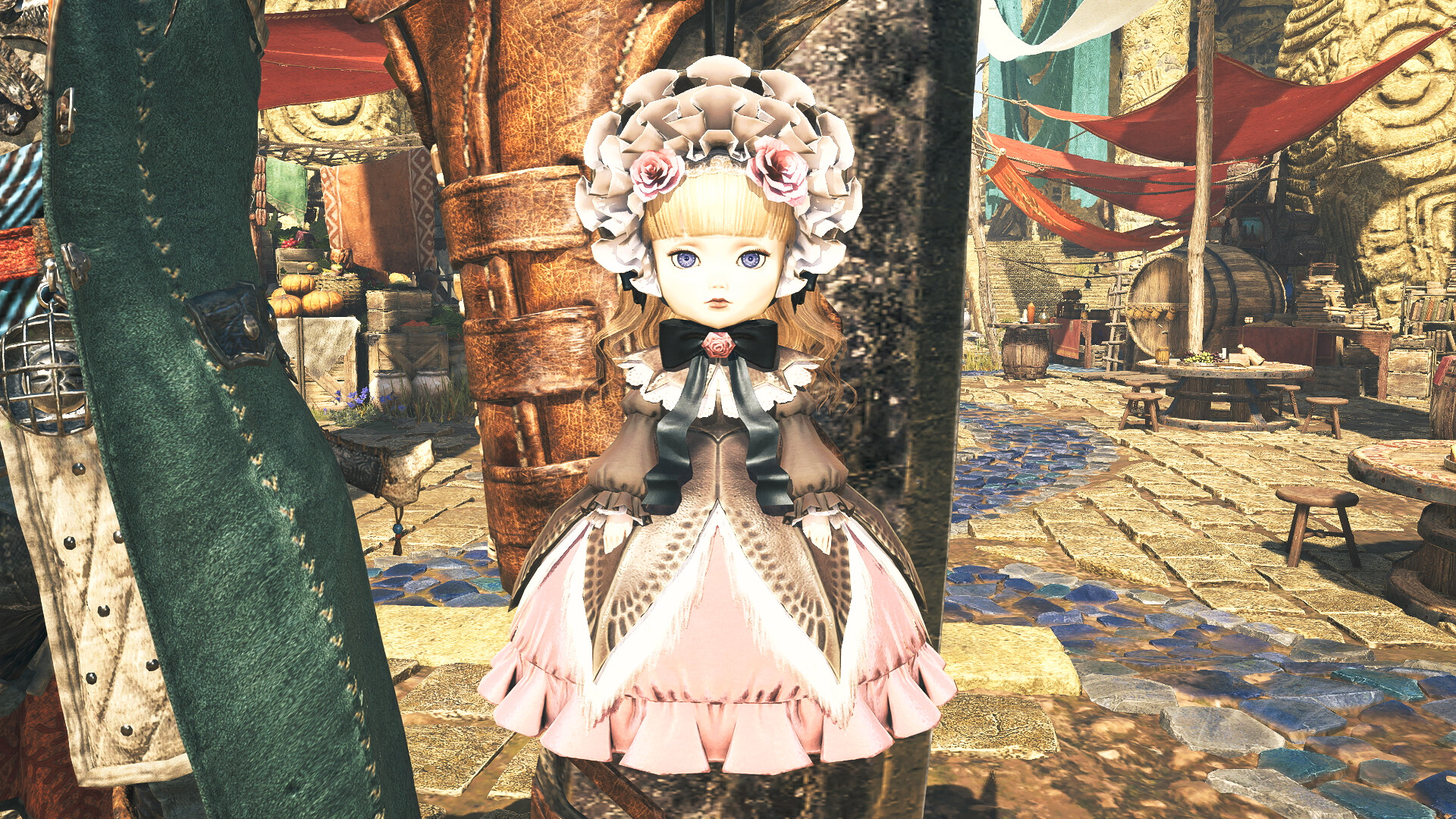 Monster Hunter Wilds - Pendant: Pink Lala Dress Doll Featured Screenshot #1