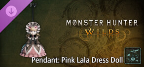 Monster Hunter Wilds - Pendant: Pink Lala Dress Doll