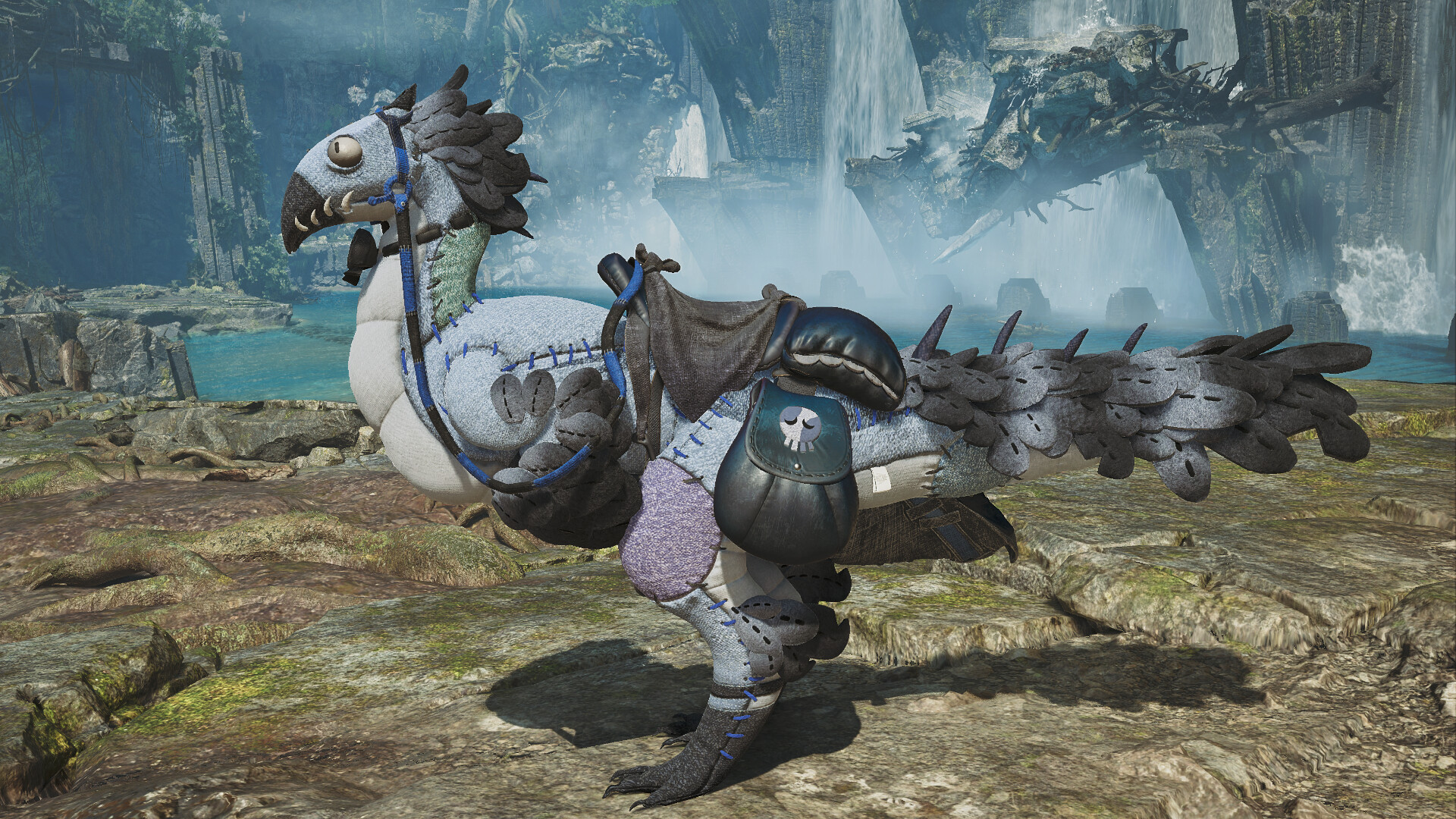 Monster Hunter Wilds - Seikret Decoration: Spooky Doll Caparison Featured Screenshot #1