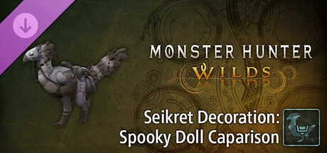 Monster Hunter Wilds - Seikret Decoration: Spooky Doll Caparison