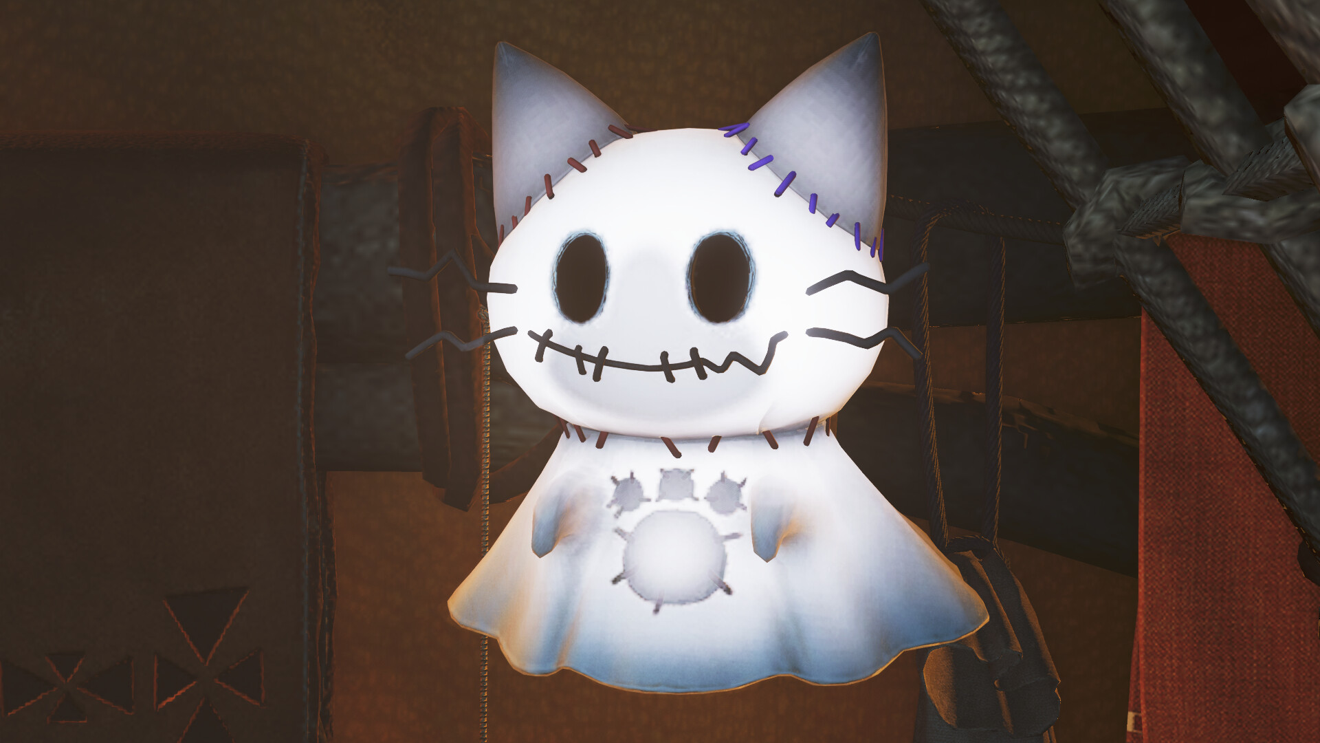 Monster Hunter Wilds - Pendant: White Poltercat Featured Screenshot #1