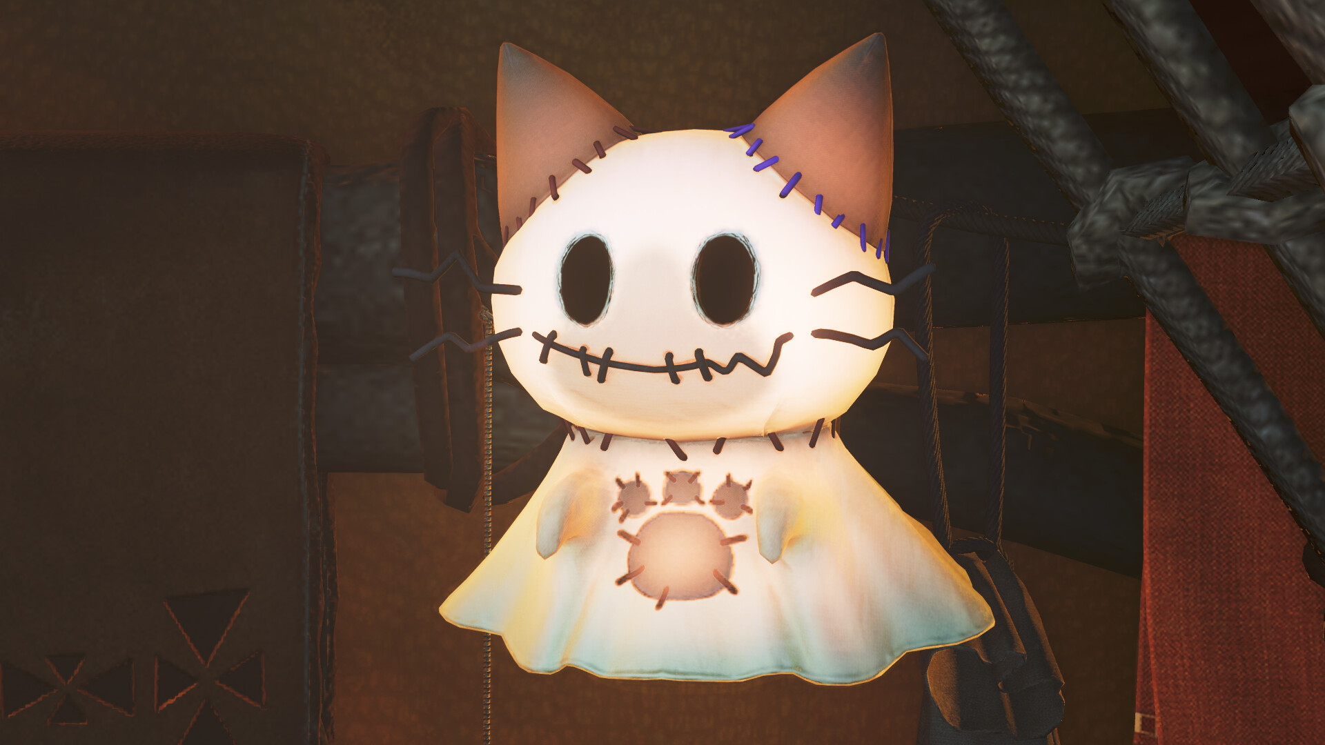 Monster Hunter Wilds - Pendant: Orange Poltercat Featured Screenshot #1