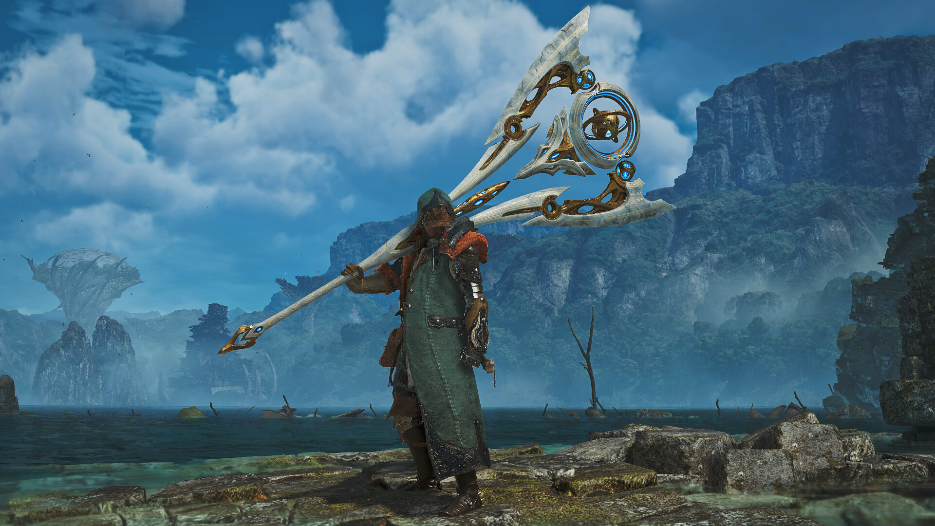 Monster Hunter Wilds - Layered Switch Axe: Cosmoloid Axe Featured Screenshot #1
