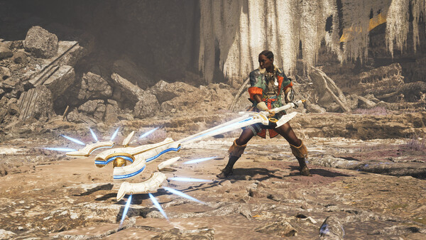 Monster Hunter Wilds - Layered Charge Blade: Cosmoloid Arms