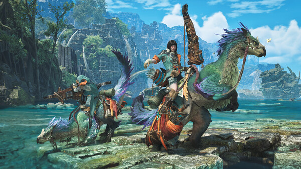 Monster Hunter Wilds - Photo Pose: Seikret Battle-Ready Pose