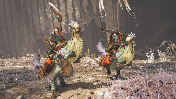 Monster Hunter Wilds - Photo Pose: Seikret Battle-Ready Pose
